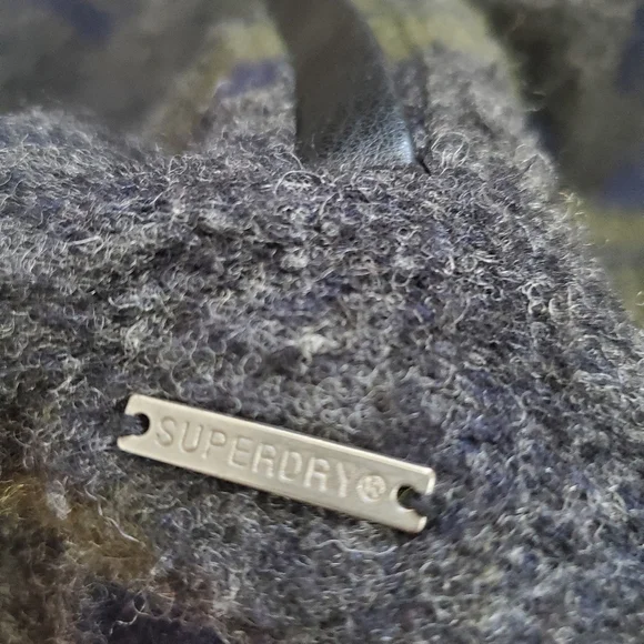 SUPERDRY Evie wool bomber. Size medium - Picture 14 of 15